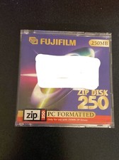 FUJIFILM 250MB ZIP CARTRIDGE A/W 250MB used