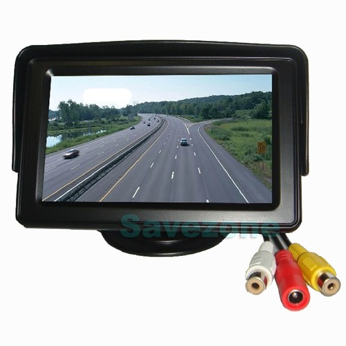 12V-24V Caméra de Recul + 4.3" TFT LCD Moniteur Écran Voiture Vue Arrière 10m - Picture 5 of 8