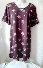 Maurices Purple boho Floral Small dress