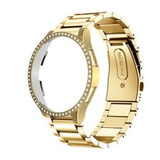 Stainless Steel Wrist Strap Band Bling Case For Samsung Galaxy Watch 3 41 45mm