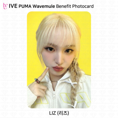 IVE PUMA Wavemule Benefit Photocard KPOP K-POP Wonyoung Rei Yujin
