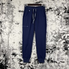 Figs Zamora Jogger Womens Size XXS Blue Hospital Nursing Stretch