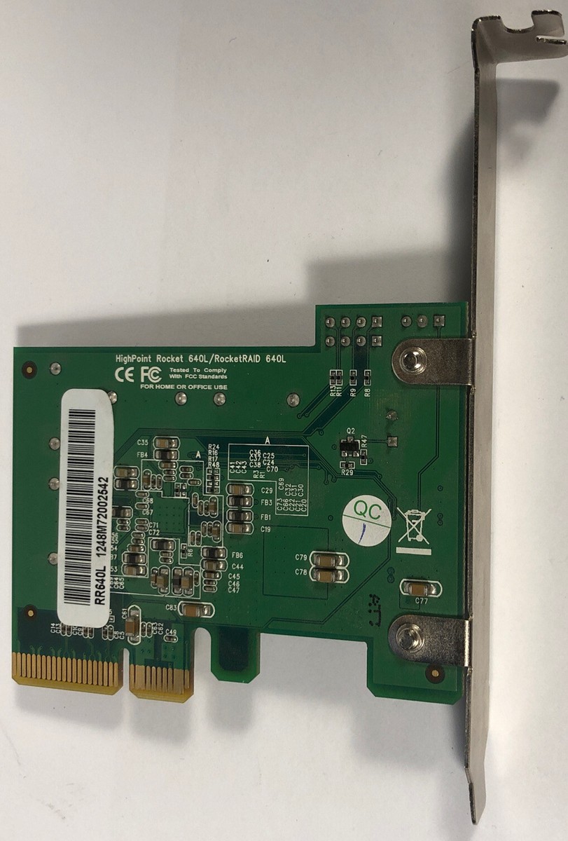 Pci Sata Expansion Card HighPoint RocketRAID 640L 4-Port SATA