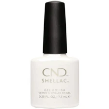 CND Shellac Polish Studio White - 7.3mL (.25 fl oz) 