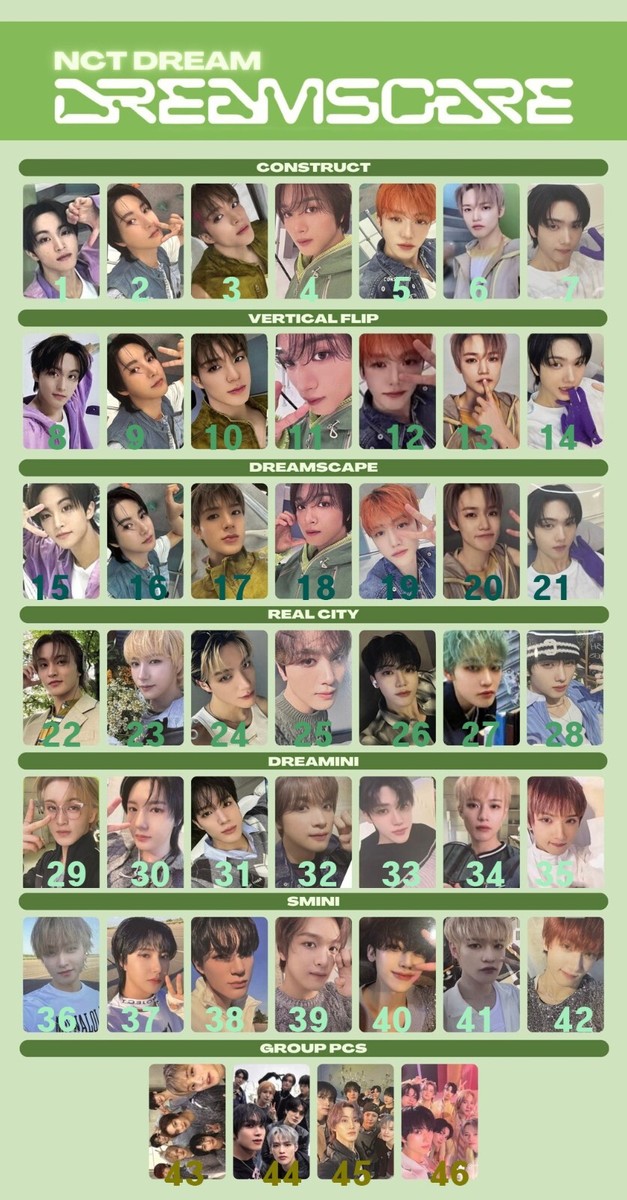 nct dream - [DREAMSCAPE] Flip/Construct/DREAMini/SMINI