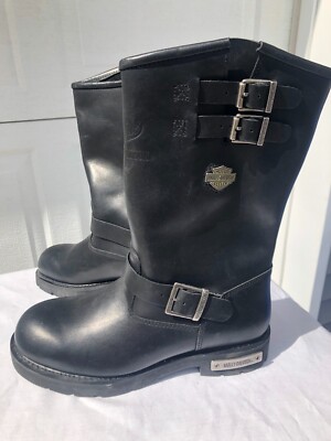 HARLEY-DAVIDSON Mens Boots Black Size 9 Engineer Leather Harley-Davidson® Men main image 3