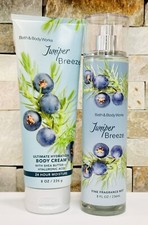 SET Bath  Body Works JUNIPER BREEZE Fine Fragrance Mist, Cream