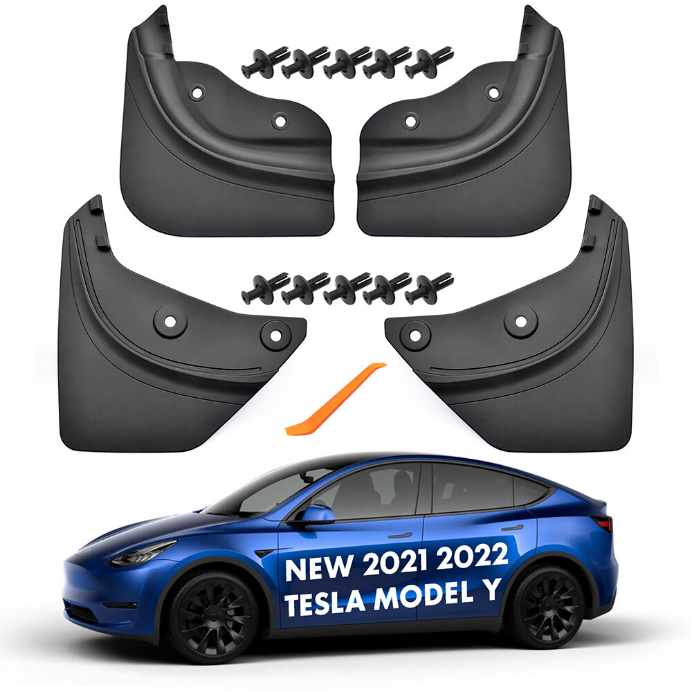 4x For Tesla Model Y 2020-2022 Accessories Front Rear Car Mud Flap Splash  Guard