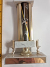 Nyconn Riders 12" 2nd Place Marble Motorcycle Racing Trophy — photo 3