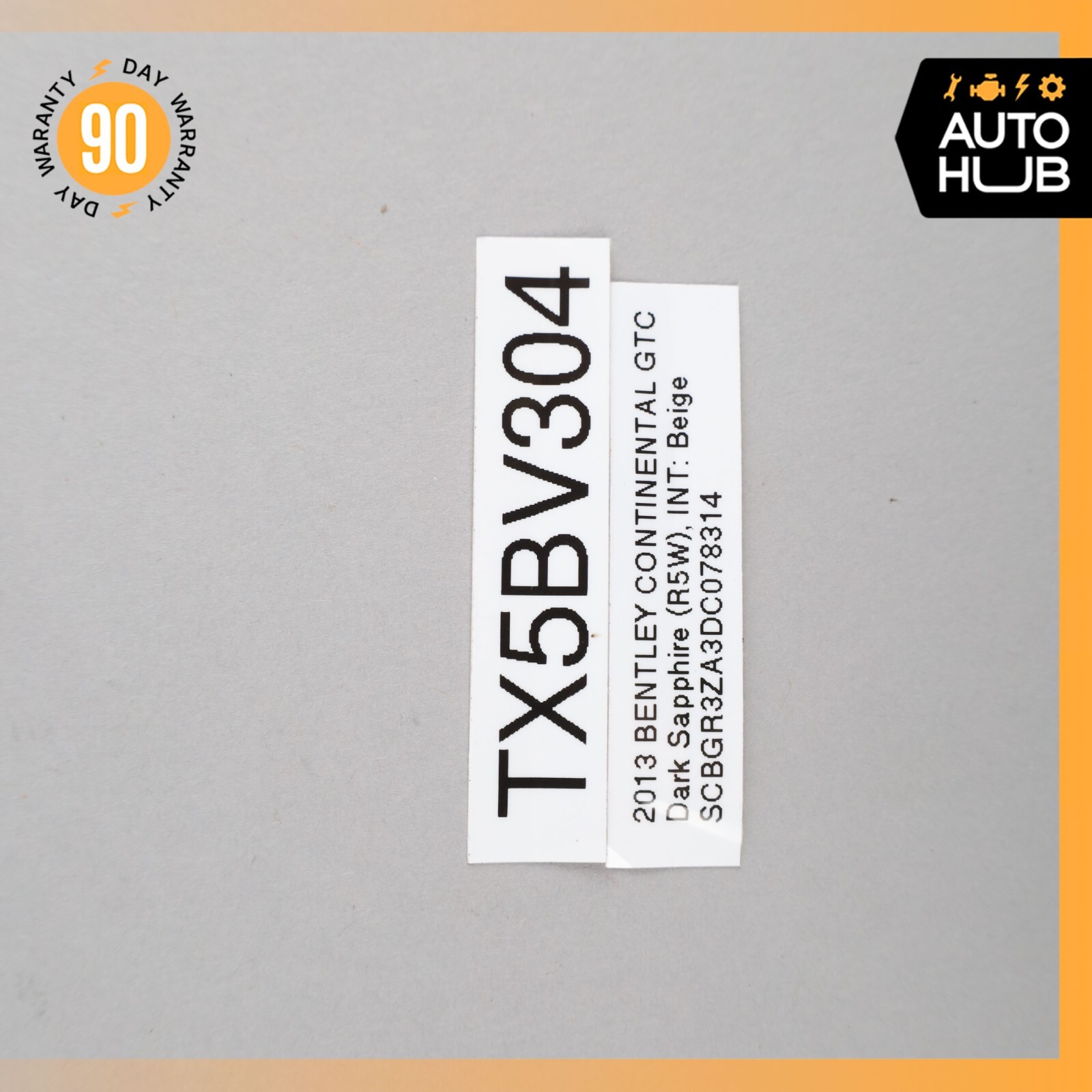 2013 Bentley Continental GTC Seat Occupancy Sensor SRS Mat 3W3959337B OEM
