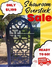 Contemporary modern metal gate, Modern Metal Gate, Custom size Art Pedestrian