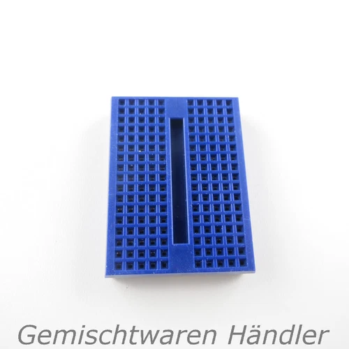 Breadboard blau RM2,54 x 170 Steckboard Experimentierboard Jumperwires Board