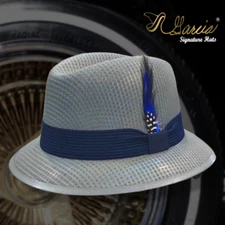 Garcia SMOKE Gray Lowrider Derby Style Signature Hat Original