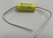 Illinois Capacitor metalized film capacitor axial lead .0022uf/630, 222MPW630K