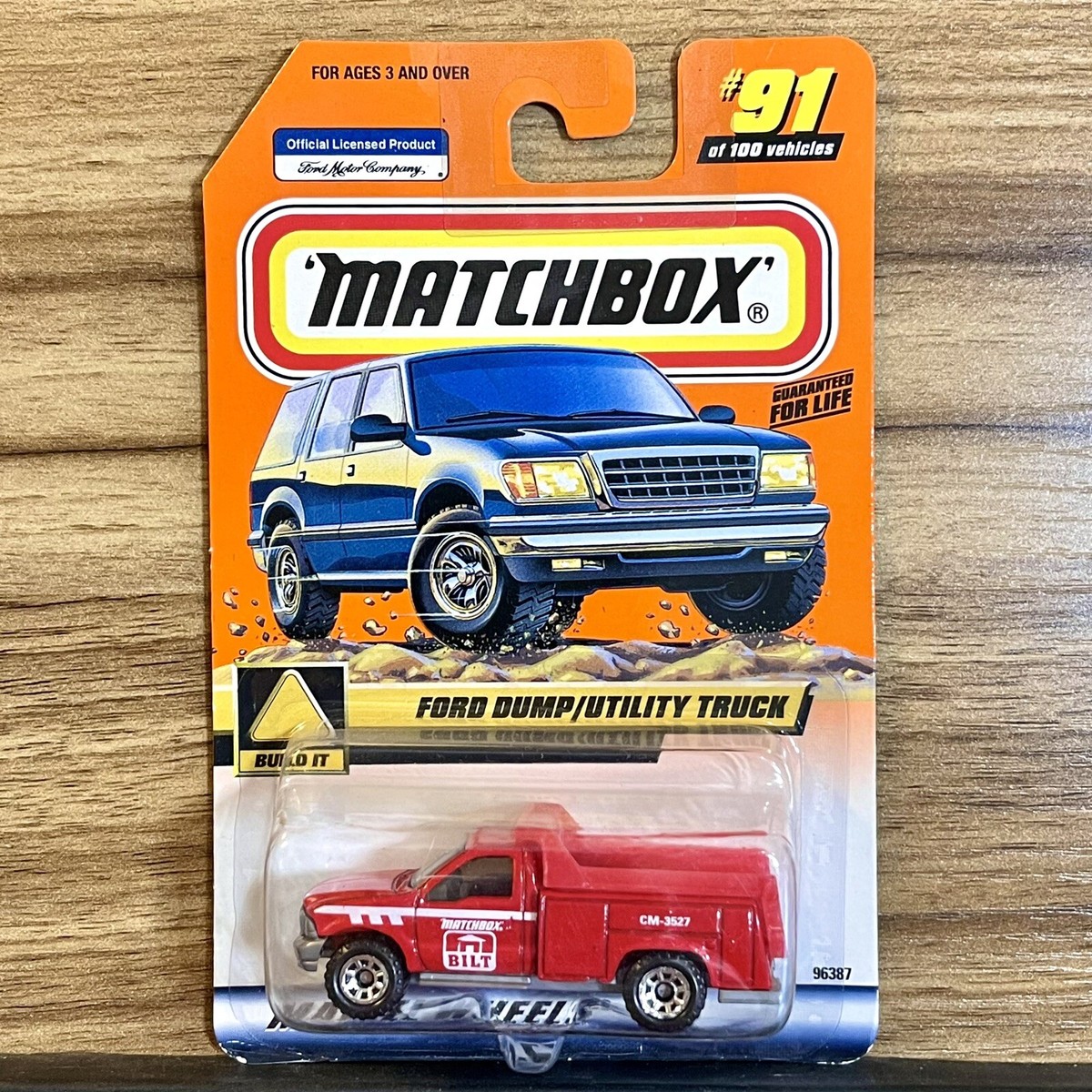 Matchbox #91 Ford Dump Utility Truck With MB 2000 Logo On