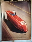 Vintage Original Mercedes Dealership Color Poster ~ Mercedes-Benz "Sparmobile"! 