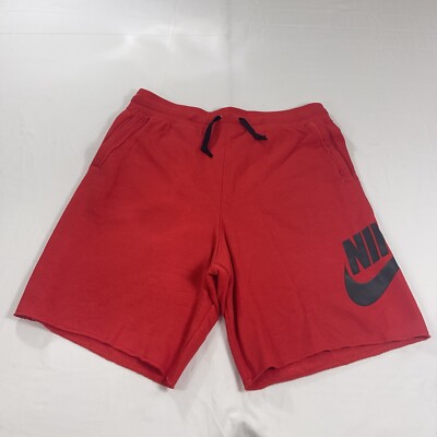 nike alumni shorts red
