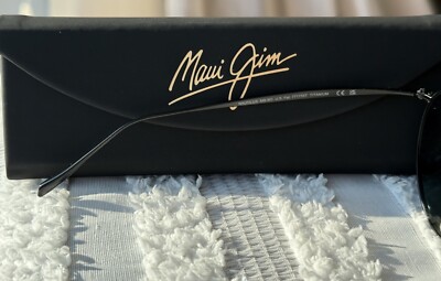 Maui Jim Nautilus MJ 544 2M Black Titanium Frame Grey Polarized