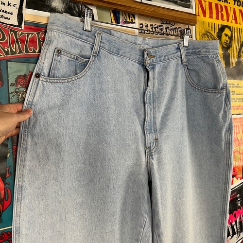 Vtg 90s Light Wash Gitano Tapered Denim Mom Jeans Womens Plus Sz 16 38x29 - Picture 4 of 14