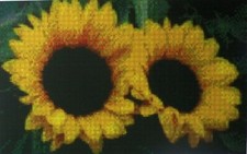 Flower Sunflowers Counted Cross Stitch Chart #14-111 