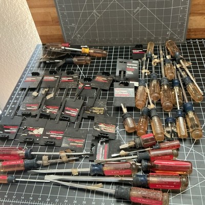 27 Pc Sears Craftsman USA Phillips Flat Head Screwdriver Lot Vintage NOS