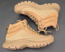 Danner Mens Trail Trainer Mid 4" Coyote Brown Lightweight Sz 7 Hiking Boots READ