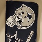 Dallas Cowboys NFL Zip-Around Wallet with ID Window, Blue/White/Gray — photo 2