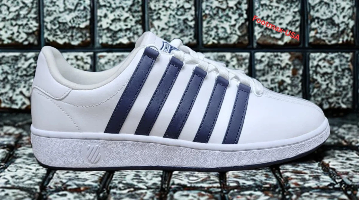 K-SWISS Classic VN - 07321-167 - White/Navy | eBay