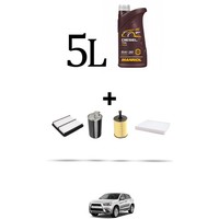 Hoffcar Set Service 4 Filter Und 5L ÖL FüR Mitsubishi Outlander II 2.0 Di-D ( °C