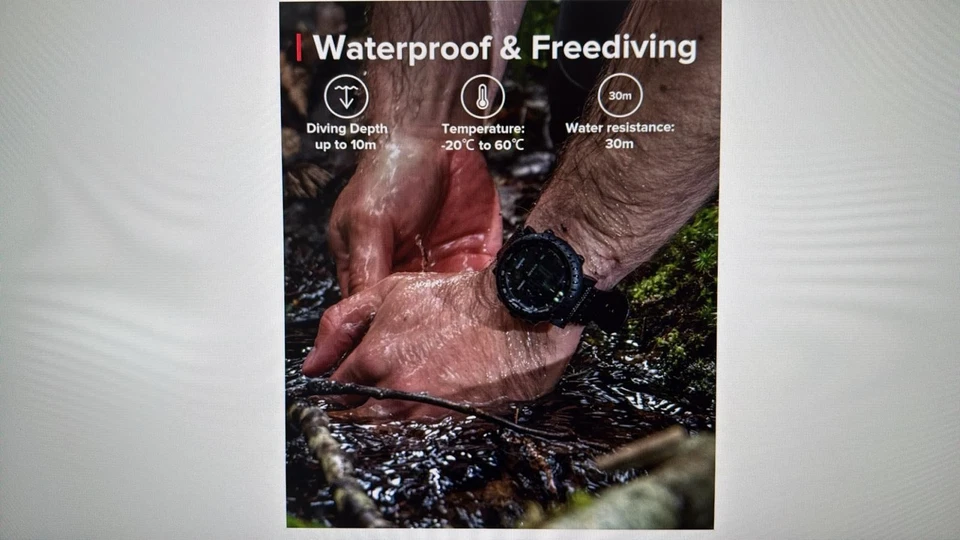 SW-0393 Suunto Core THE Outdoor Watch 49,1mm all black unisex Erwachsene B-WARE - Bild 2 von 3