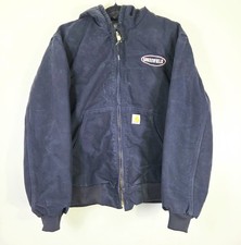 CARHARTT J140 DNY MADE IN THE USA UNION MADE CANVAS WORK JACKET MEN'S SIZE L.