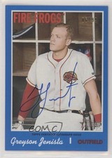 2019 Heritage Minor League Edition Real One Blue 6/99 Greyson Jenista Auto n1u