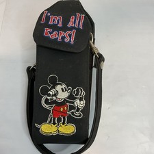 Bolsa de teléfono celular de colección Walt Disney World Mickey Mouse "I'm All Ears" de la vieja escuela