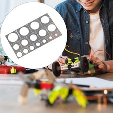 Sprühschablone Vorlage Werkzeuge Modellbau Zubehör Metall Kreis Schablone