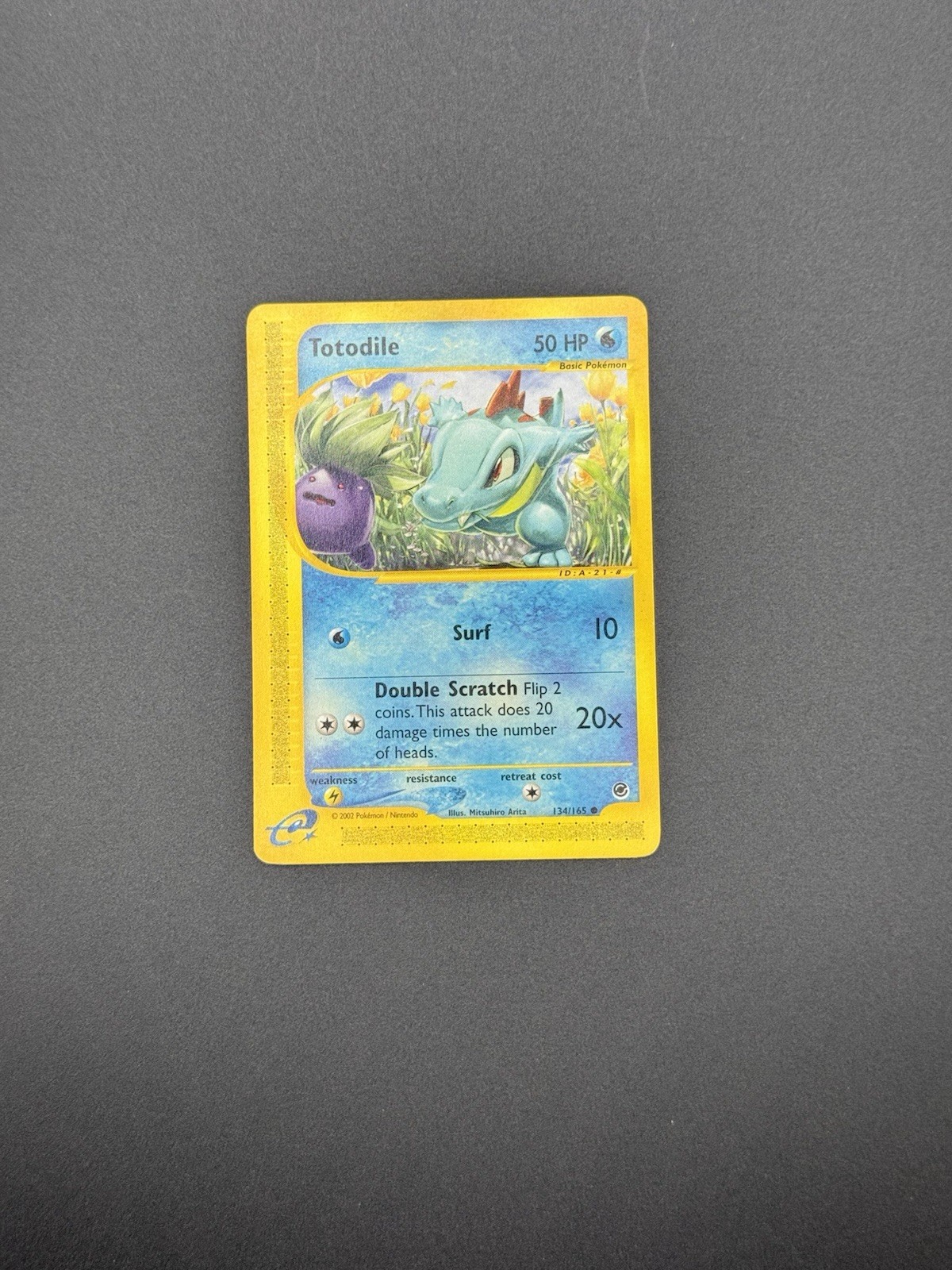 Pokémon TCG Totodile Expedition Base Set 134/165 Common Card