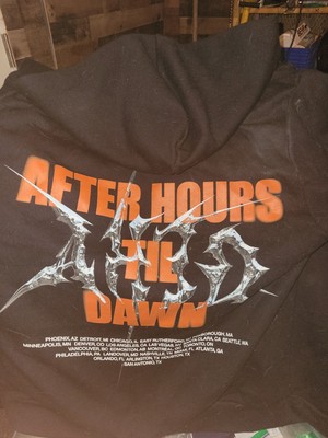 The Weeknd 2025 After Hours Til Dawn Tour Hoodie | XO Official Merch Size XL 