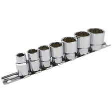 Whitworthbsfbsw 38 Drive Shallow Sockets 7pc Set 18-12 Bi Hex Lsr29