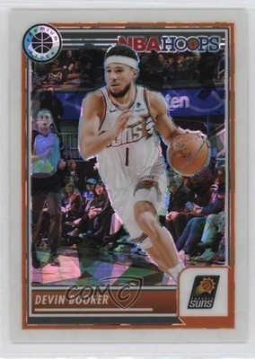 2023 Panini NBA Hoops Premium Stock White Ice Prizm 17/25 Devin Booker #96 1n4g