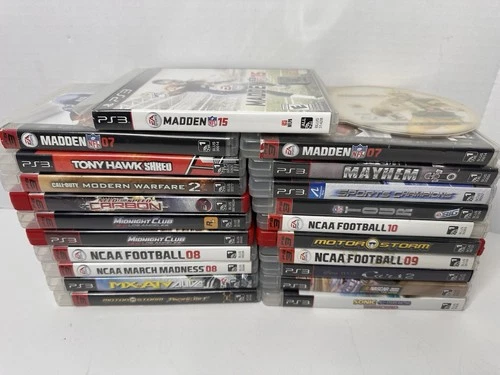 New ListingPS3 Game Lot 22 Games Bundle, Sports, COD, Racing, Tony Hawk- Filler Lot