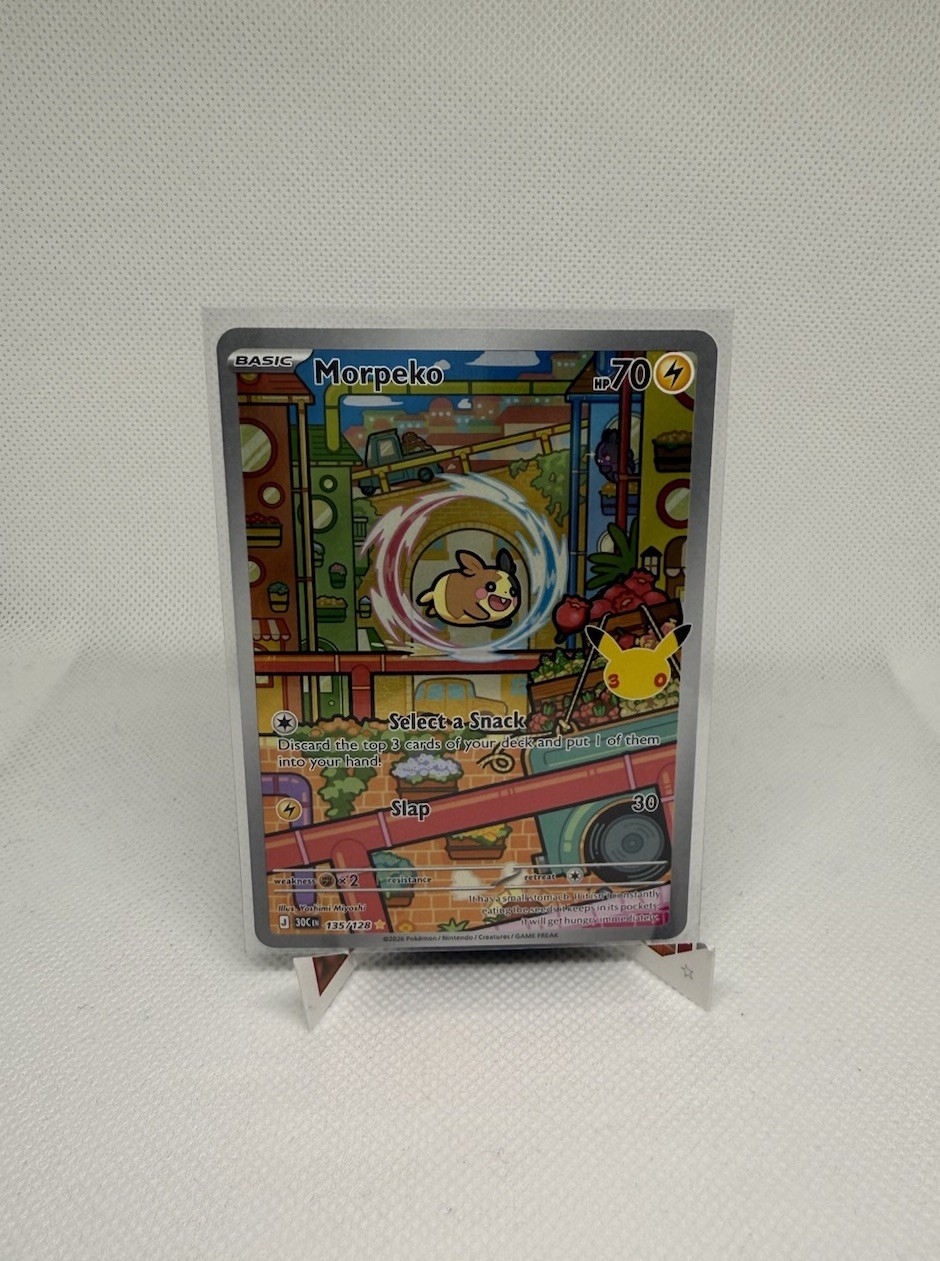 Morpeko 135/128 Pokémon TCG 30th Celebration