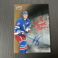 2025-26 NY RANGERS CENTENNIAL 34TH STREET AUTO 1:70 PACKS JESPER FAST #34S-33