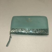 Kate Spade NY Greta Court Glitter Neda Zip Around Wallet Slightly Used but Nice