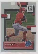 2022 Panini Donruss Optic Rated Rookie Holo Prizm TJ Friedl #83 he4