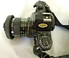 CANON AE-1 SLR MANUAL FOCUS  35mm Film  Camera w/manual & accessories Bundle NM!