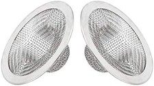 Drain Hair Catcher,Mesh Metal Sink Strainer Set of 2,Fits for Bathroom