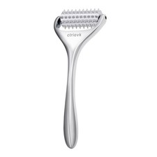 Acupuncture Massage Roller, Stainless Steel, Portable Manual Roller for Whole...