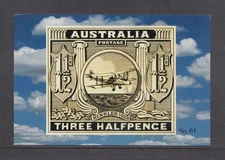Australia Philatelic Federation, Bert Hinkler Abandoned Stamp Card no.3