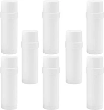 60Ml/2Oz Plastic Deodorant Containers round Twist up Empty Bottles Refillable St