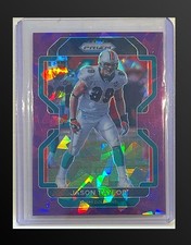 2021 Panini Prizm Purple Ice 38/225 Jason Taylor #113 Miami Dolphins