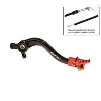 Rfx Pro Ft Hinterradbremshebel (Schwarz/Orange) FüR Ktm 350 SX-F 2016